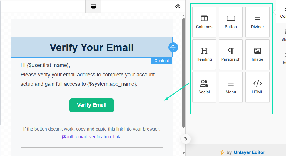 Drag-and-Drop Editor